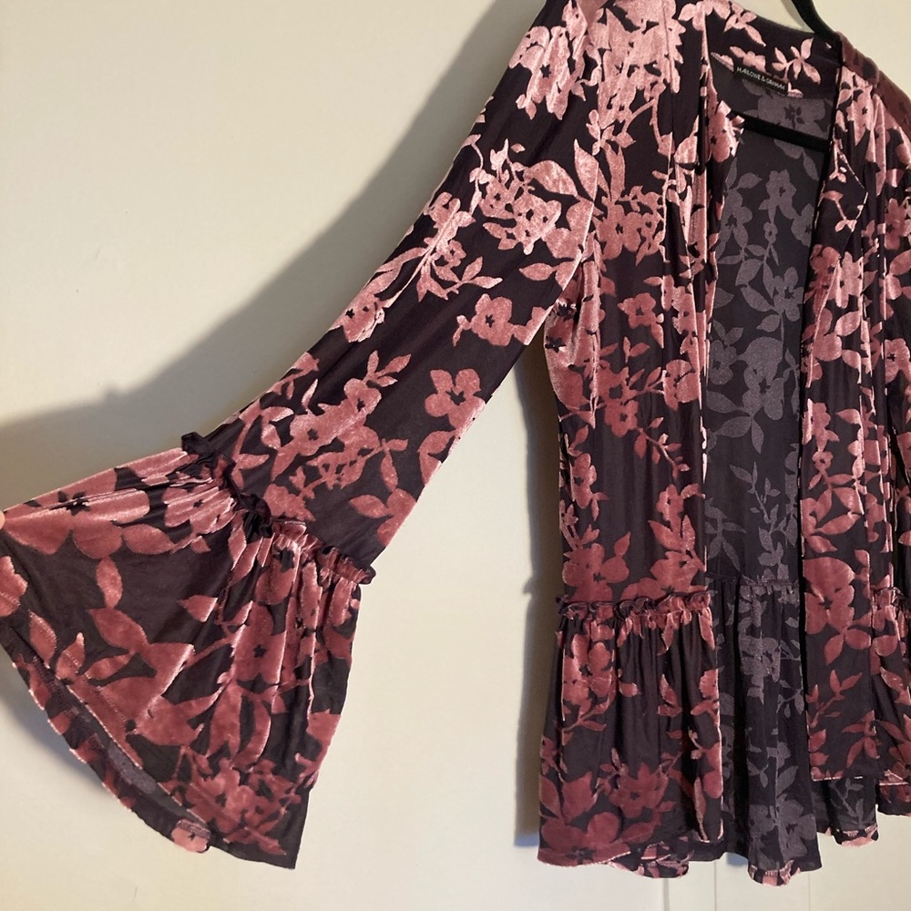 Harlowe & Graham Cardigan Peplum Skirt and Sleeves